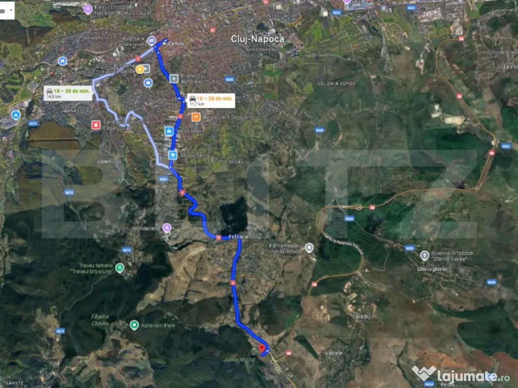 De vanzare teren Valcele, extravilan 1000mp