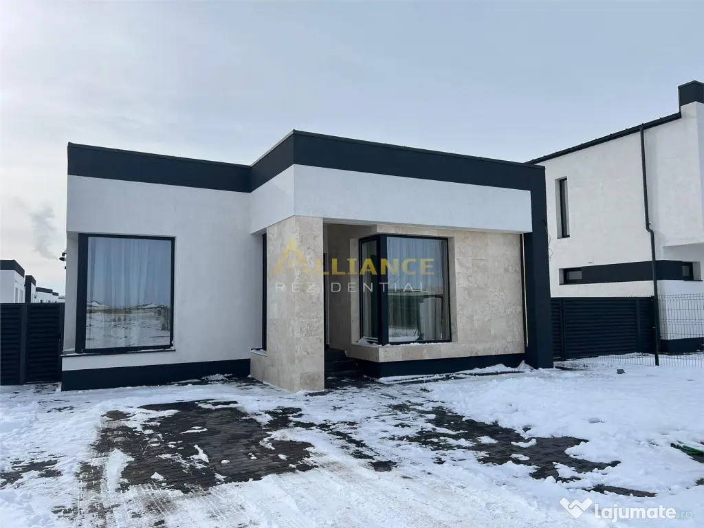 Casa individuala - 4 camere - 2 bai - in ansamblu rezidenti 