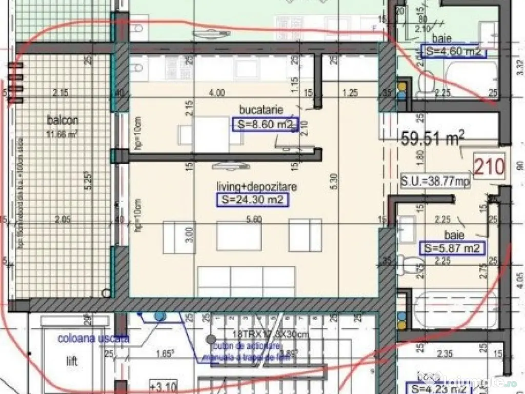 Mamaia Nord, Promenada, apartament de vanzare primul la mare 