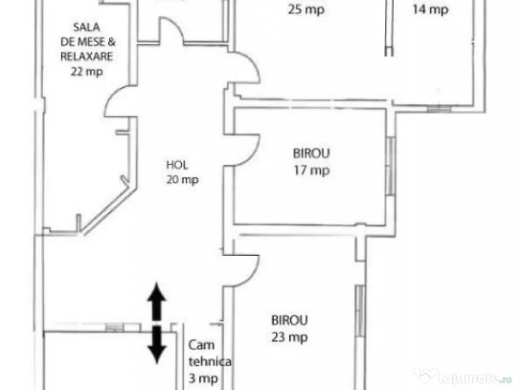 Spațiu de birouri modern 135 mp, renovat recent, parcare, i 