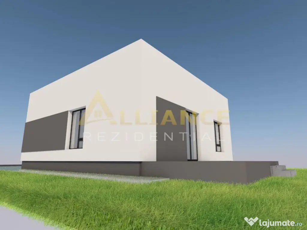 Vila individuala | 4 camere - 2 bai - Teren 307 mp 