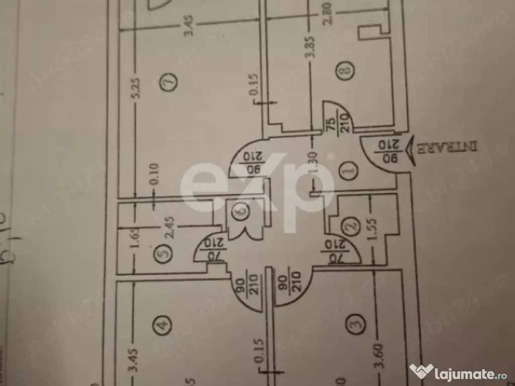 Apartament 3 camere, decomandat 