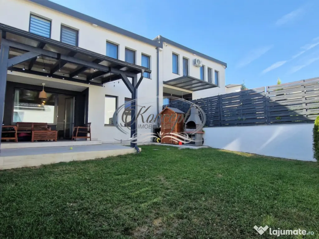 Duplex elegant cu 3 dormitoare si curte generoasa in Voronet 