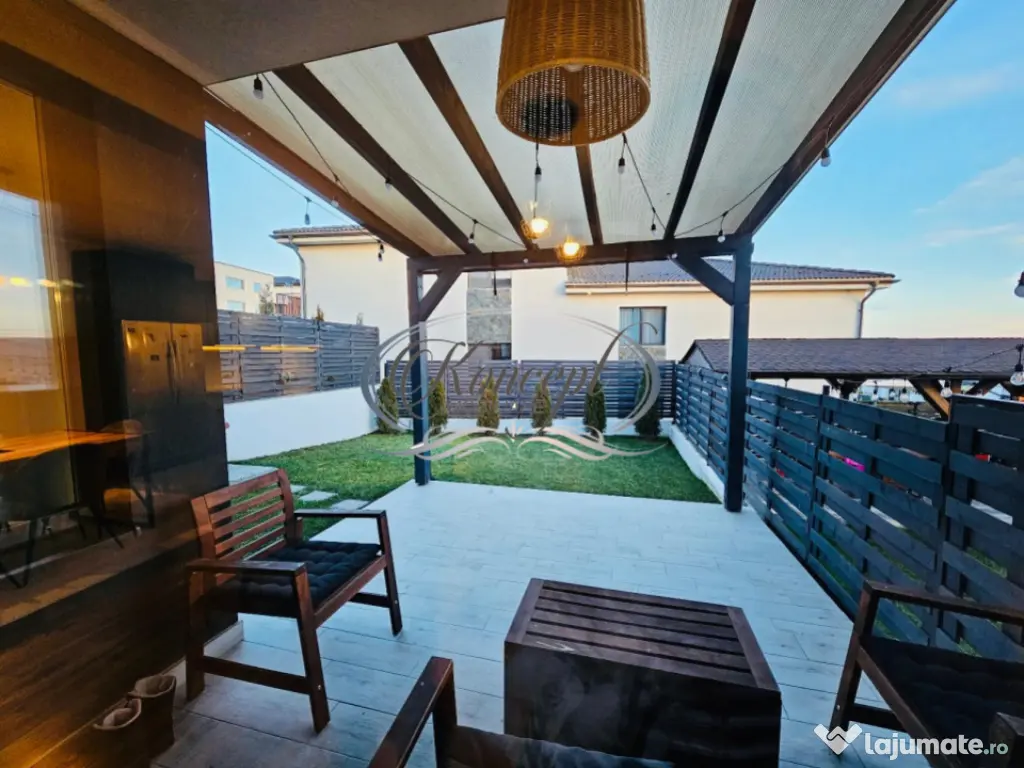 Duplex elegant cu 3 dormitoare si curte generoasa in Voronet 