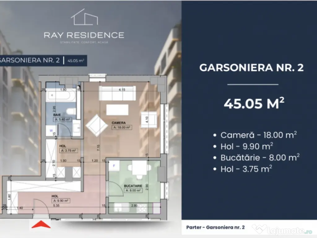 Garsoniera, complex rezidential 