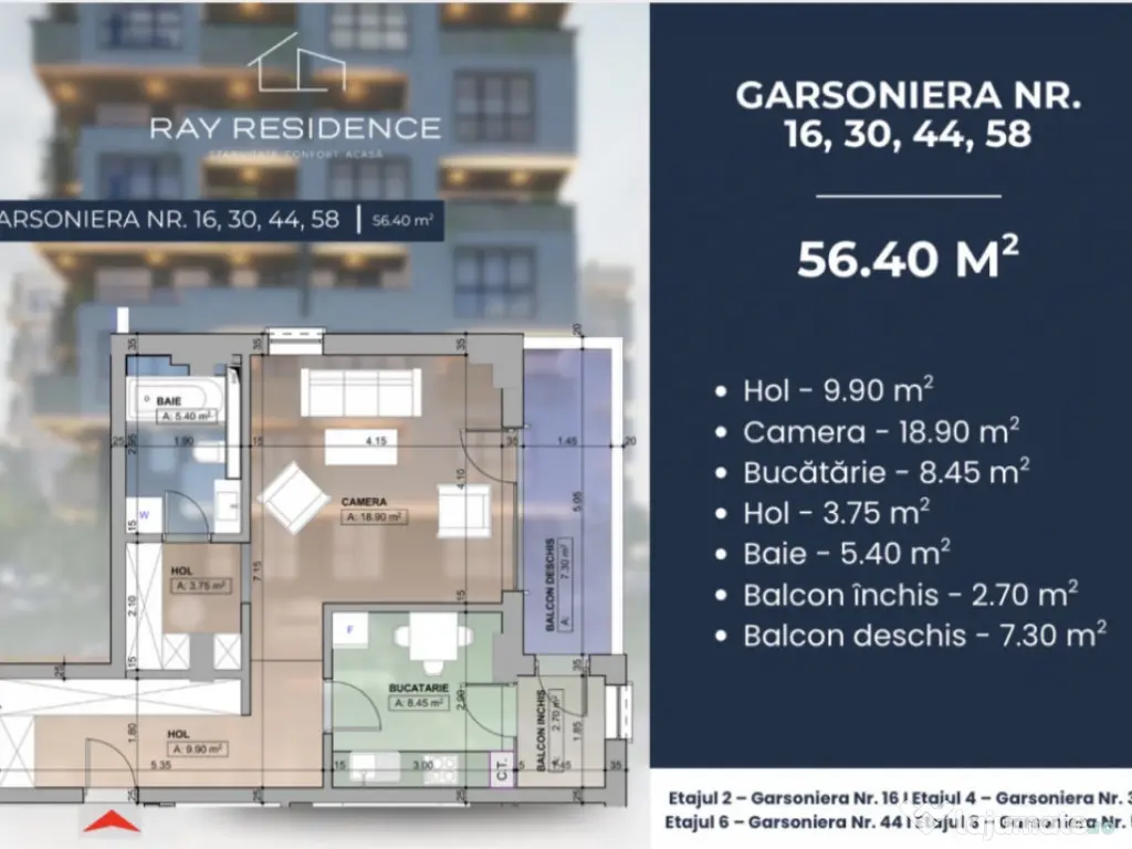Garsoniera, complex rezidential 