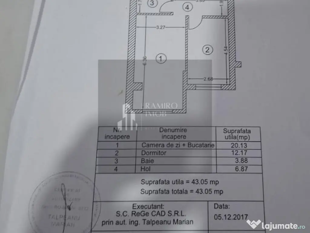 Apartament 2 camere + Parcare+ Boxa Pallady 