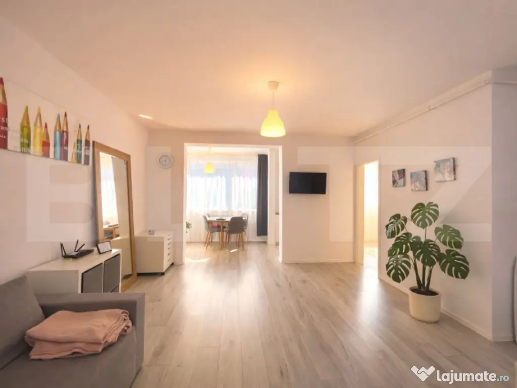 Apartament 2 camere, 51 mp, etaj intermediar, zona Vivo