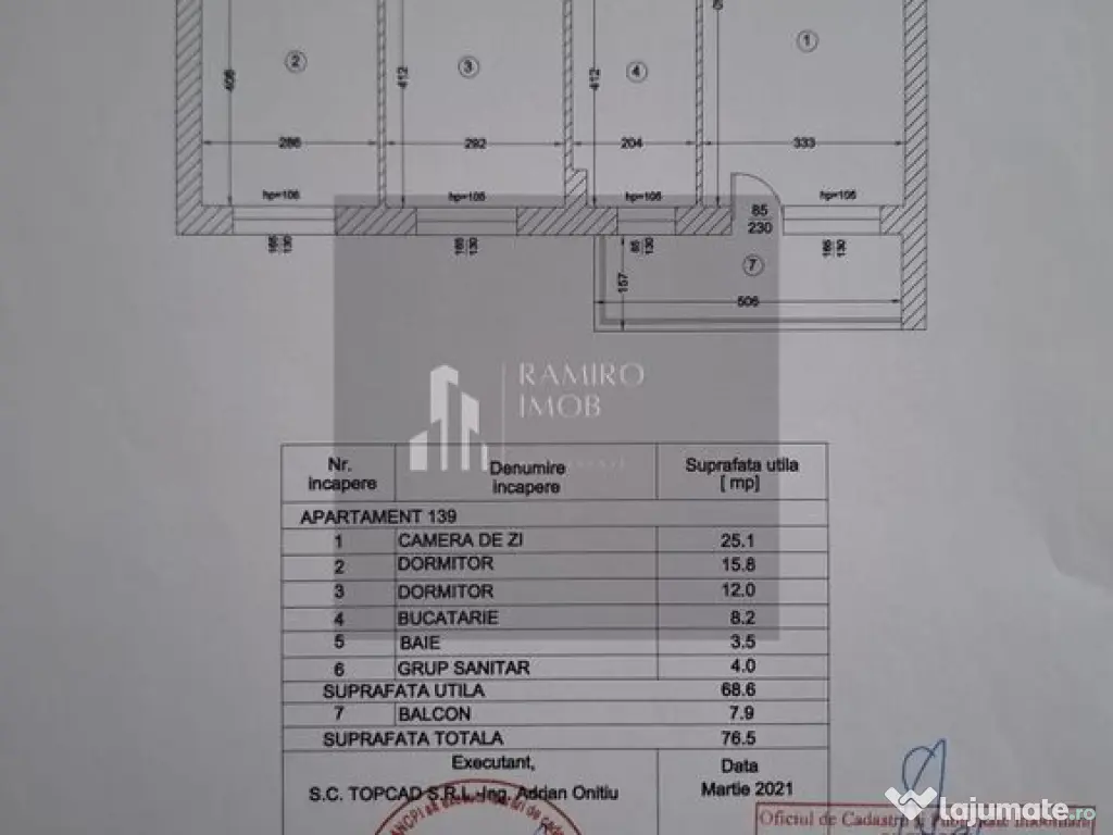 Apartament 3 camere Theodor Pallady / Anghel Saligny 