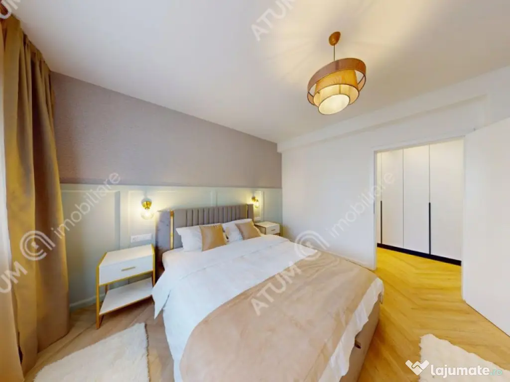 Penthouse 5 camere 3 bai parcare mobilat complet Turnisor Si 