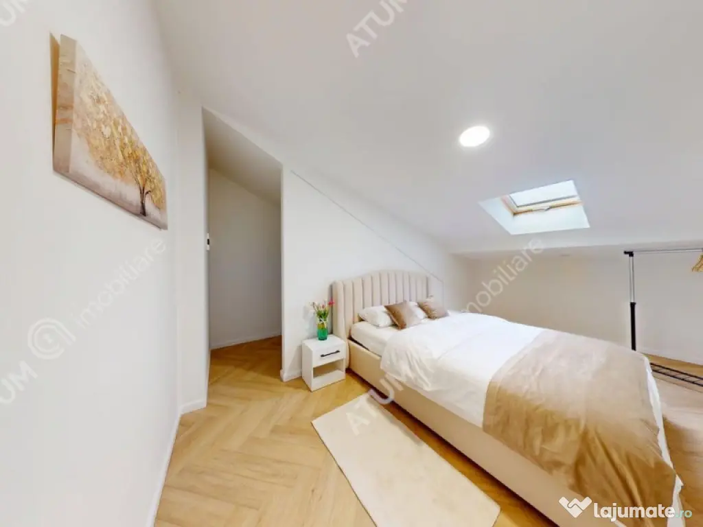 Penthouse 5 camere 3 bai parcare mobilat complet Turnisor Si 