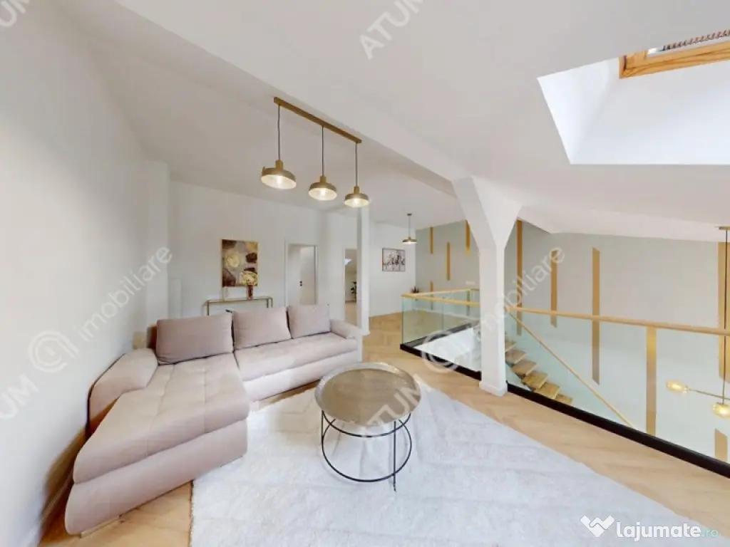 Penthouse 5 camere 3 bai parcare mobilat complet Turnisor Si 