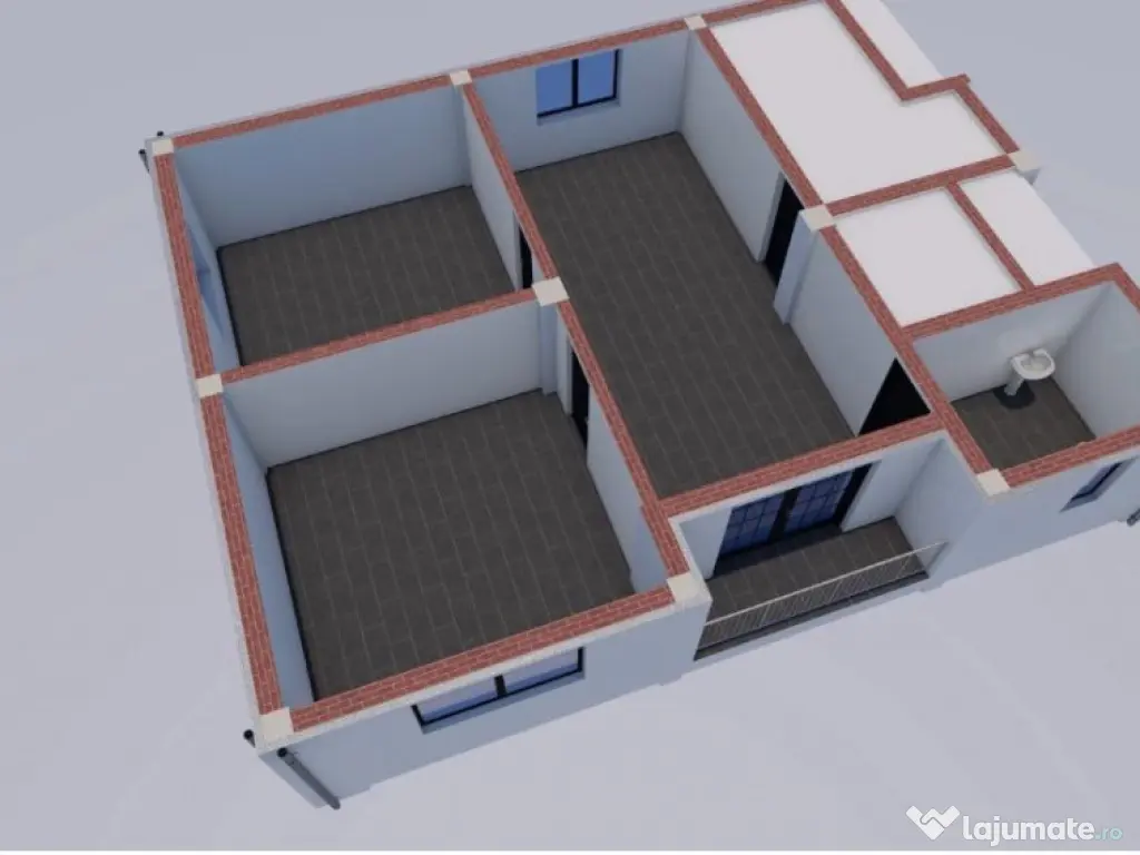 Apartament de vânzare – 3 camere decomandat, în Albești 