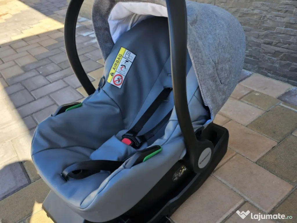 Cărucior Krausman 3 în 1 nexxo și bază isofix 