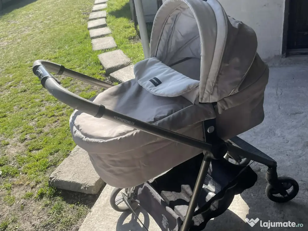 Cărucior 3in 1Foppapedretti , scoica , landou și șezut 