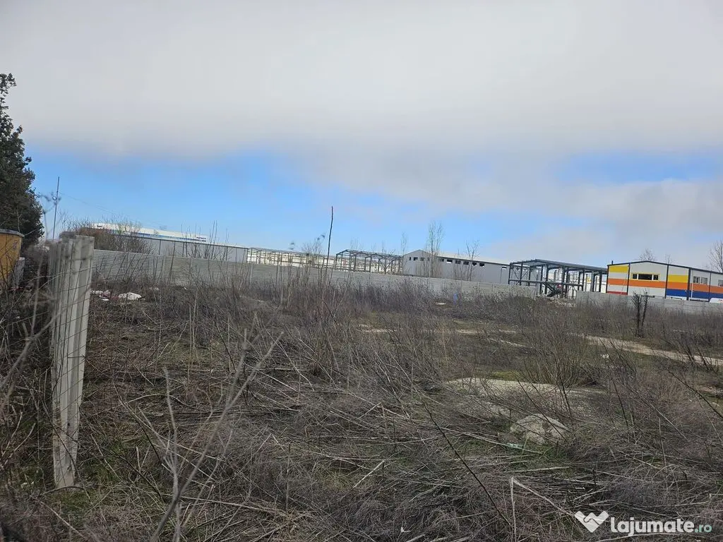 2500 mp teren industrial stradal Popesti Leordeni 