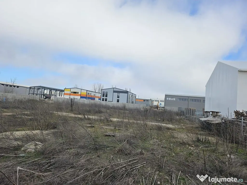 2500 mp teren industrial stradal Popesti Leordeni 