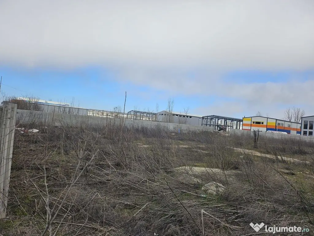 2500 mp teren industrial stradal Popesti Leordeni 
