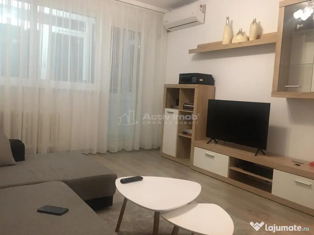 2 camere - 3 min Mall Plaza - centrala- AC- mobilat si utila 