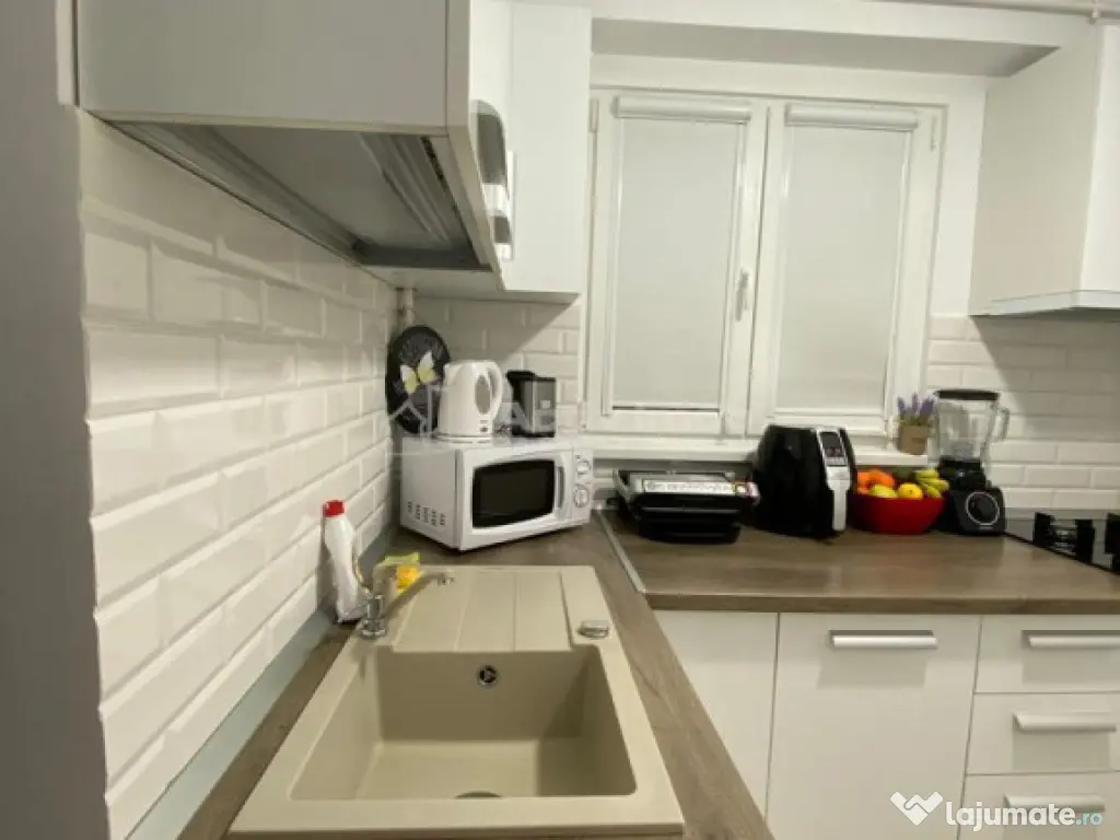 2 camere - 3 min Mall Plaza - centrala- AC- mobilat si utila 