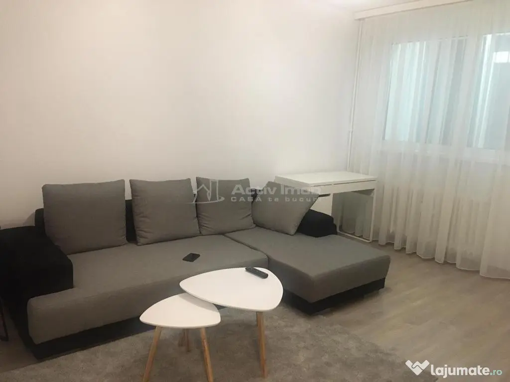 2 camere - 3 min Mall Plaza - centrala- AC- mobilat si utila 