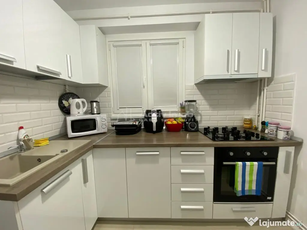 2 camere - 3 min Mall Plaza - centrala- AC- mobilat si utila 