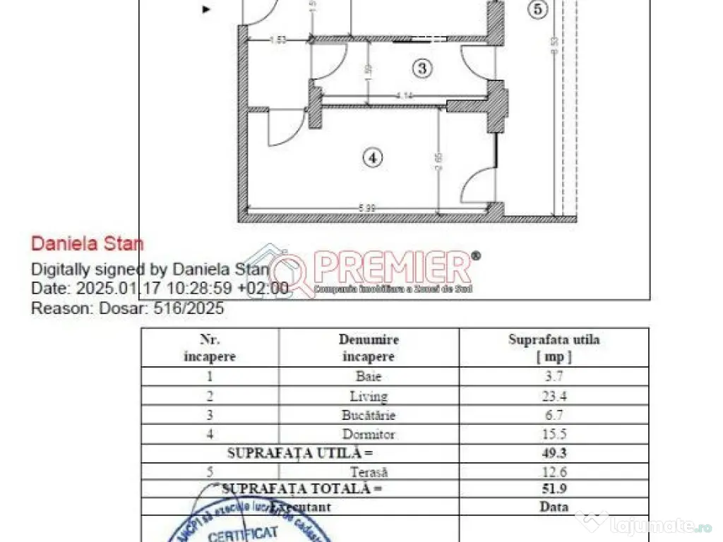 Delta Vacaresti - Targ Vitan - 2 camere - Gata de mutat 