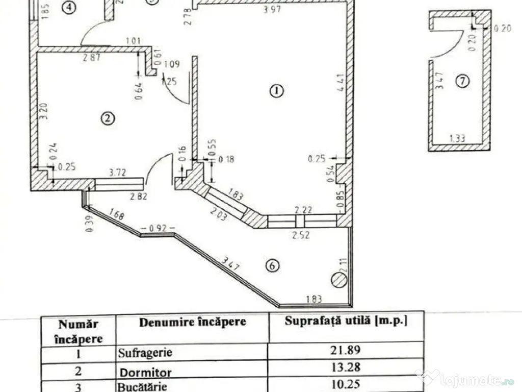 Primo, doua camere decomandat etaj 1 