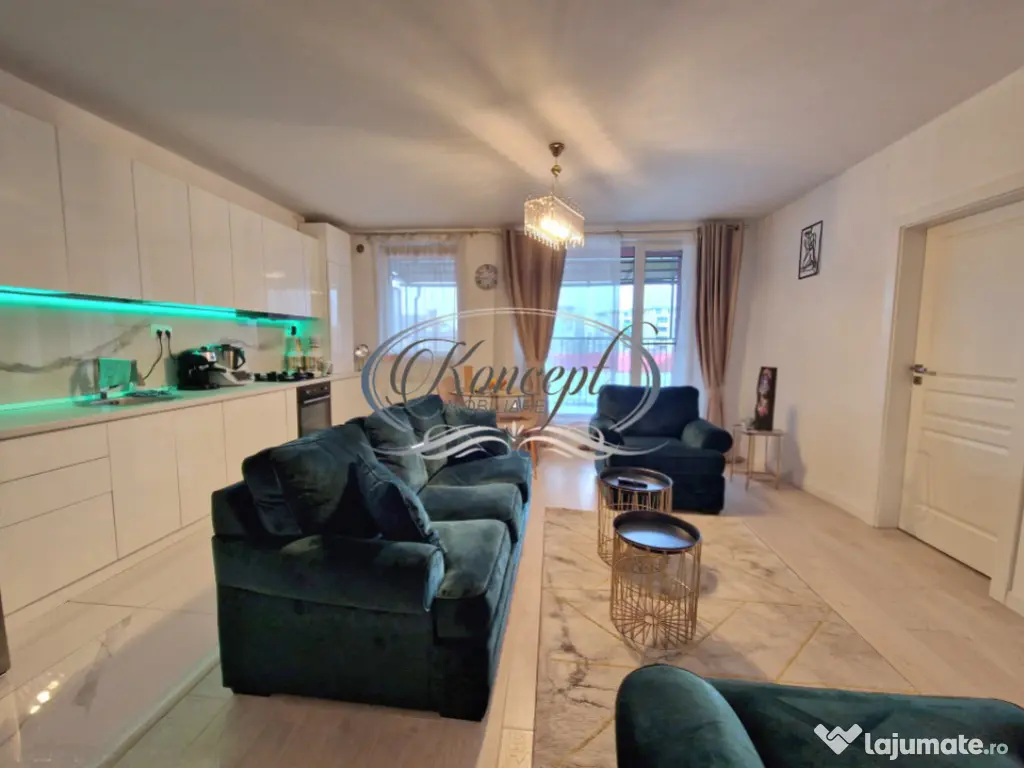 Apartament modern cu terasa si parcare, zona The Office 