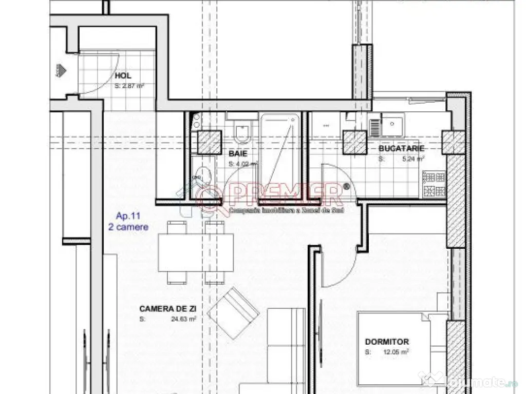 Tineretului - Parcul Carol apartament 2 camere 