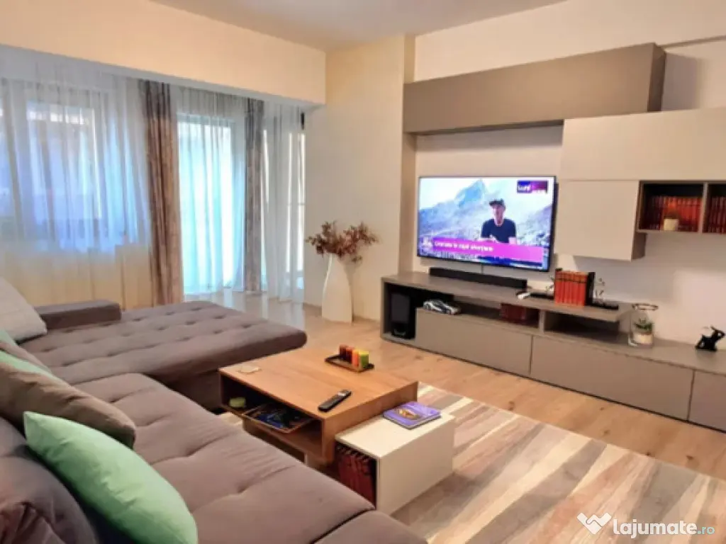 Apartament cu 2 camere, suprafata de 67mp mobilat si utilat 