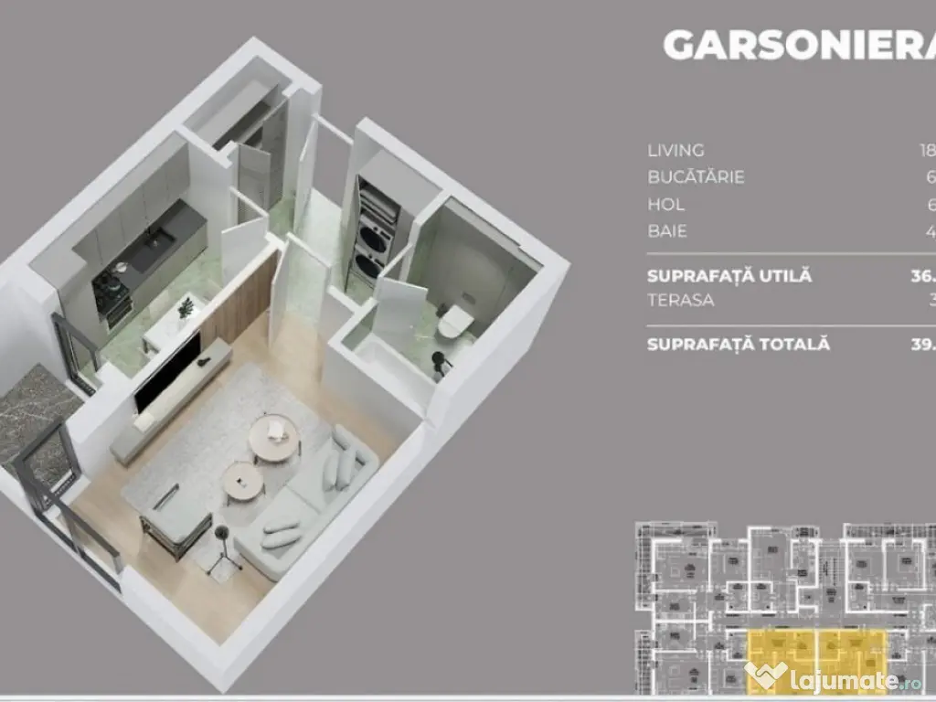 Gars.dec,20min metrou D.Leonida,7min Farmacia Tei/STB Par...