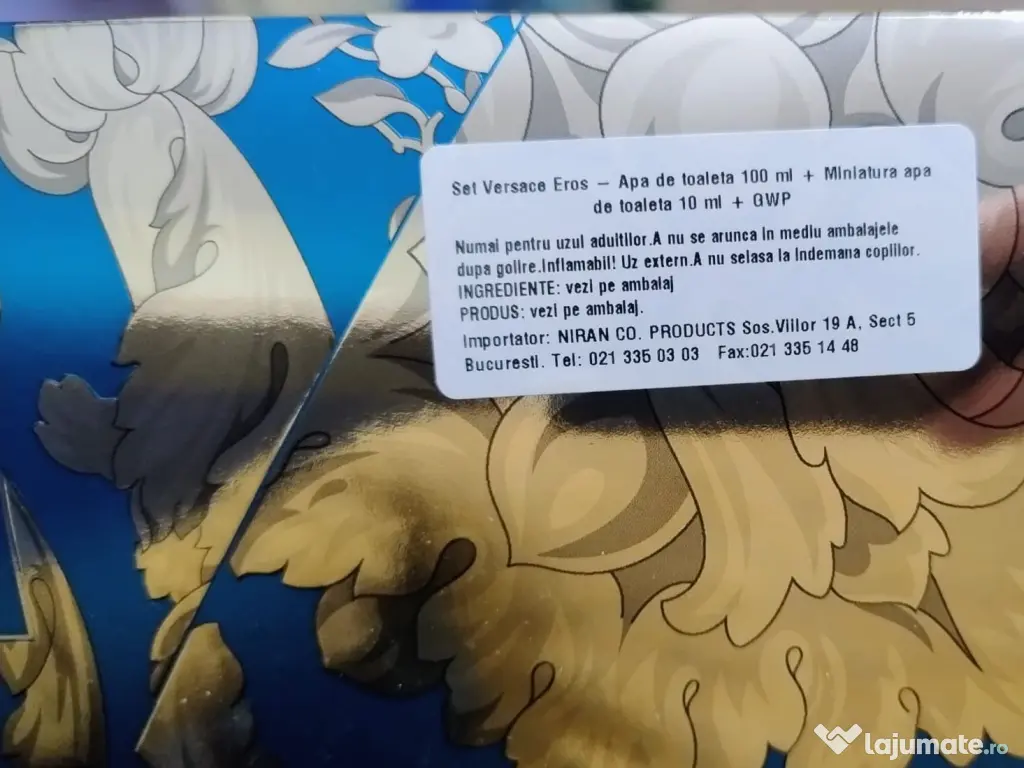 Versace Eros Eau de Parfum – Set Cadou Original (Sigilat) – 400 lei 