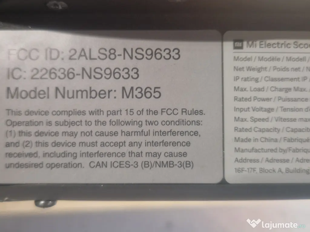 Trotineta electrica XiaoMI M365 