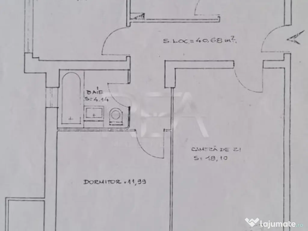 3 camere la 5 min de Scoala Gimnaziala Pia Brătianu 