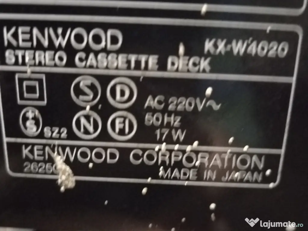 dublu deck Kenwood kx w4020 