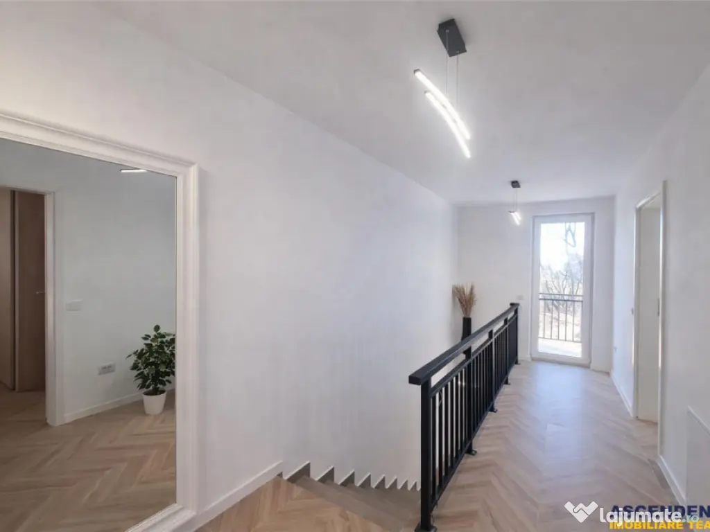 Casa moderna, mobilata utilata, incalzire parsoseala, confor 