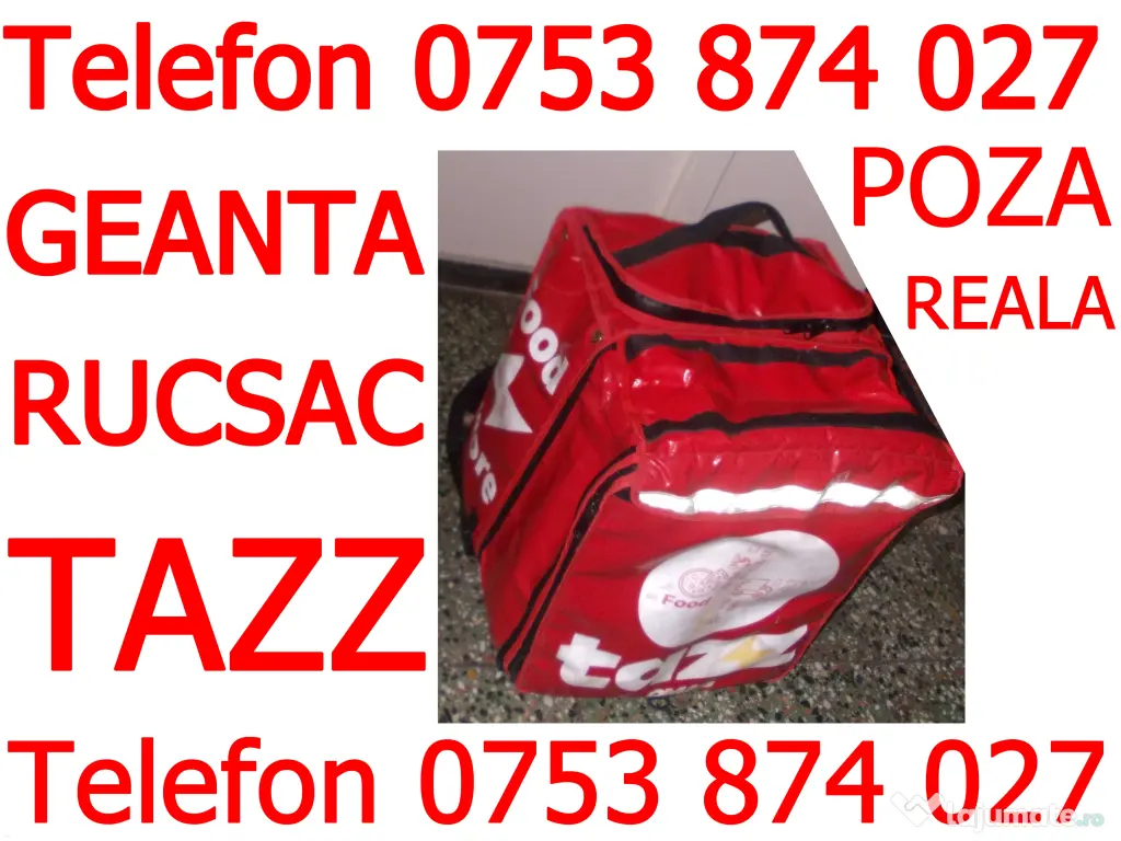 Geanta Rucsac Tazz mare extensibila termoizolanta,transport alimente apa bauturi 