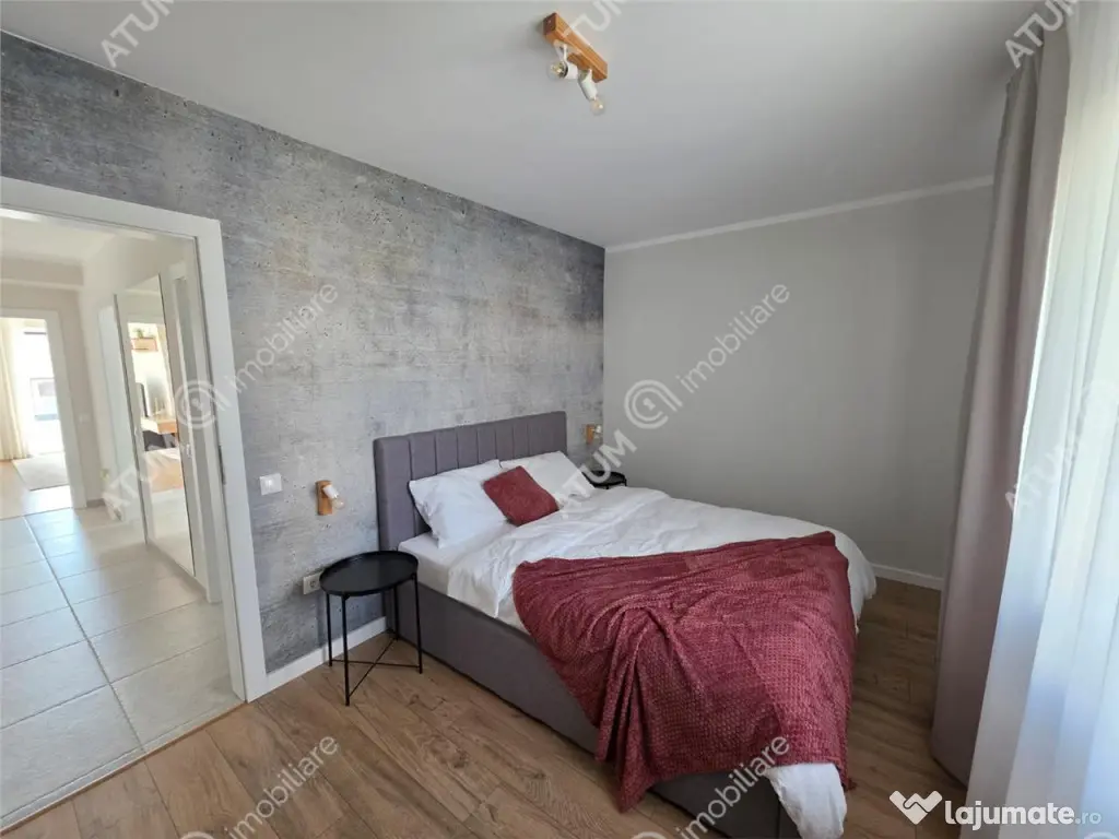 Penthouse cu 4 camere complet mobilat si utilat Turnisor Sib 