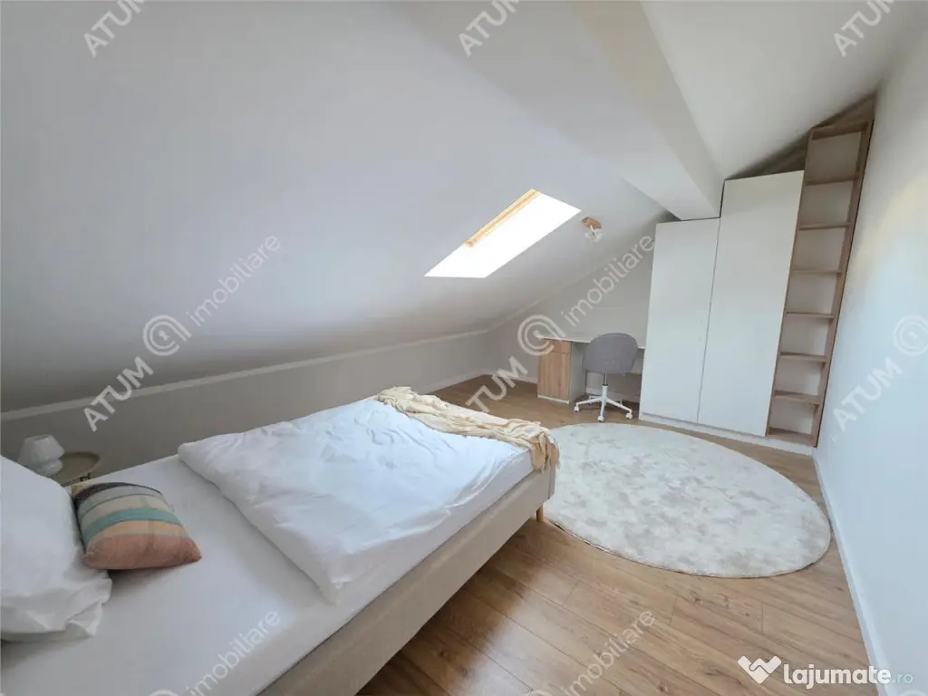 Penthouse cu 4 camere complet mobilat si utilat Turnisor Sib 