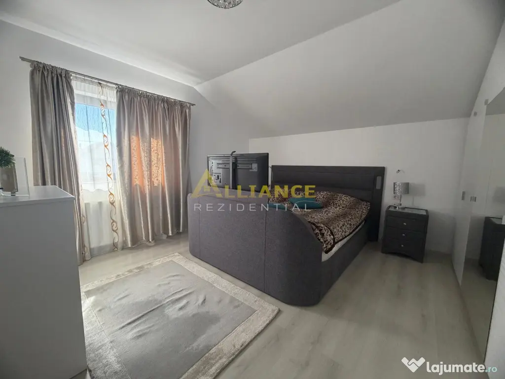 Casa mobilata si utilata- 4 camere - 2 bai - cartierul nou 