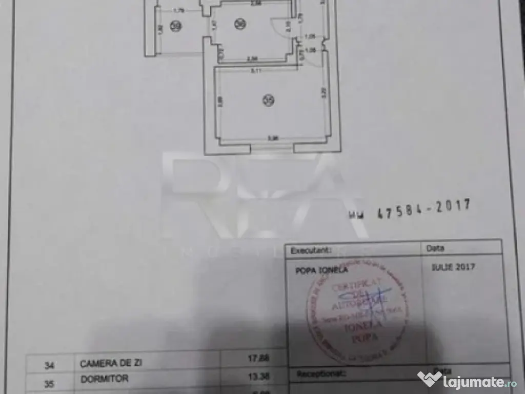 2 camere în Rotar Park, aproape de metrou Păcii 