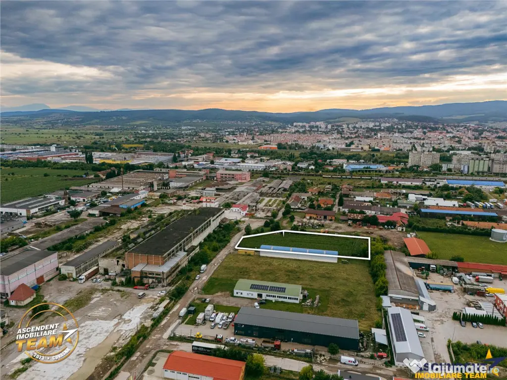 FILM! 4.600mp,aria industriala,utilitati aproape:hala,depozi 