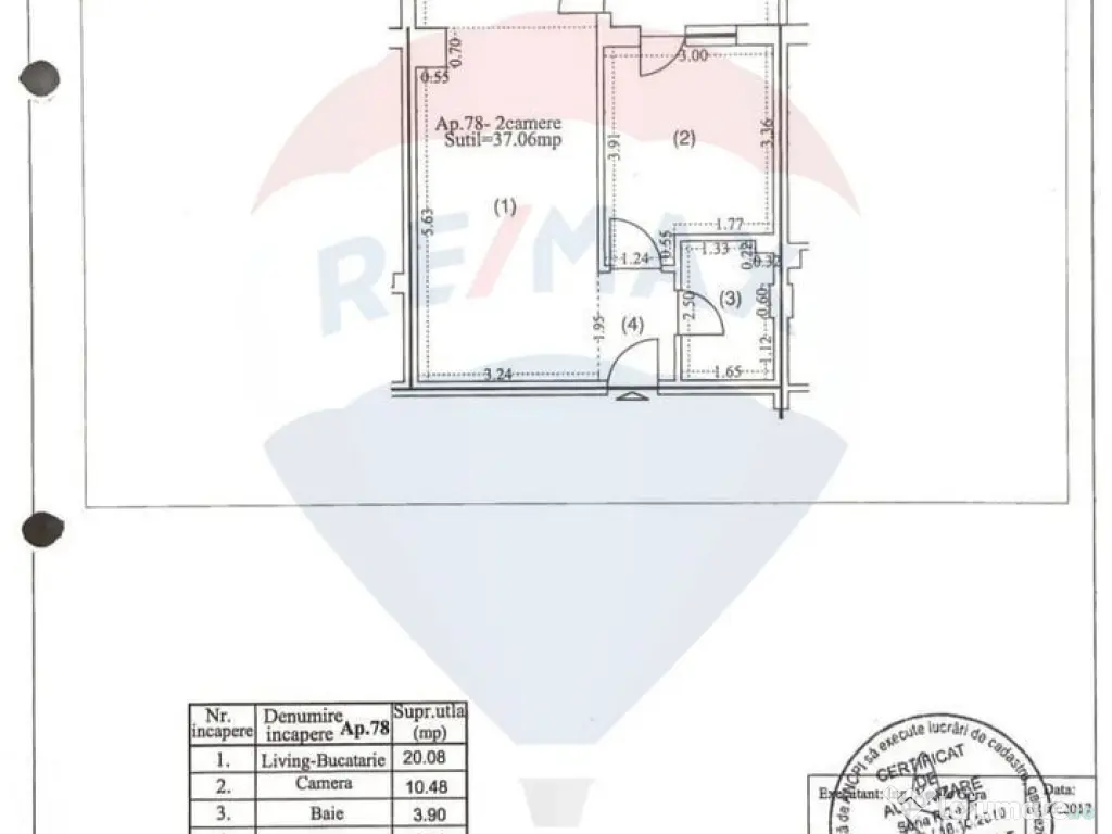 Apartament cu 2 camere de închiriat în zona Salaj 
