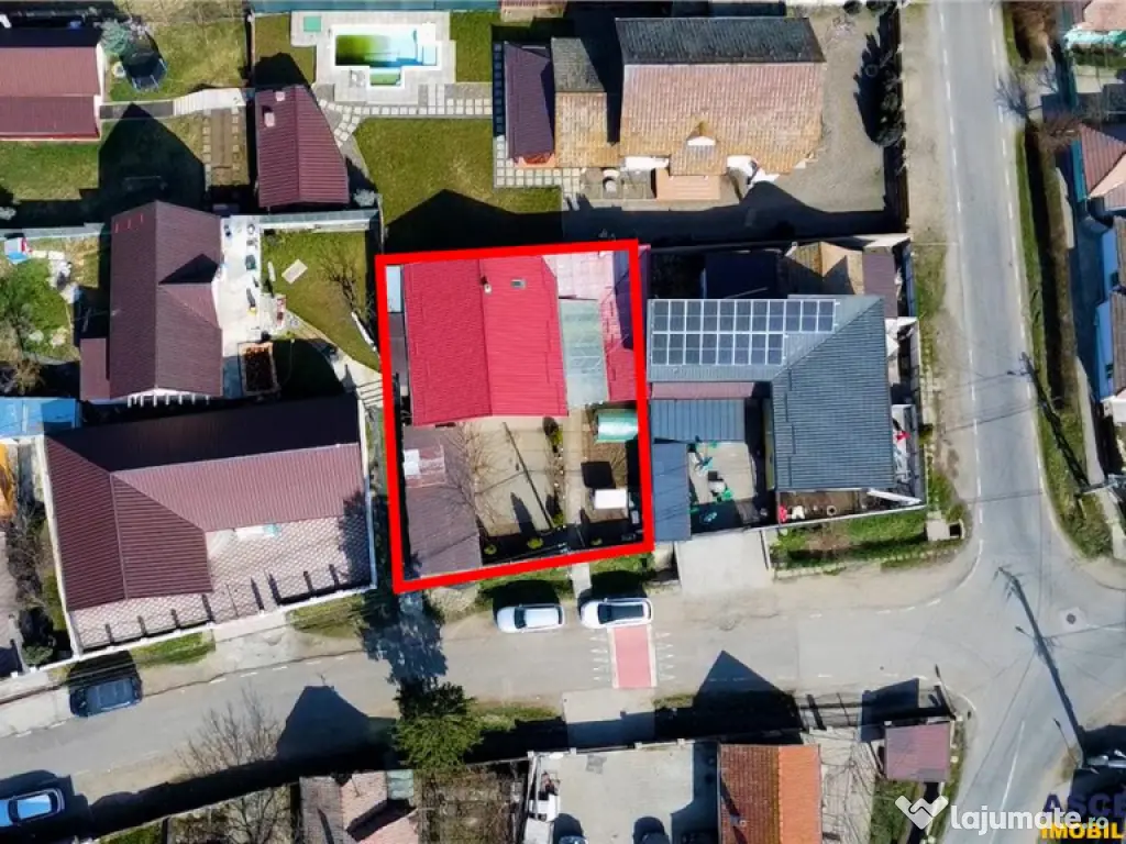 Casa 3 camere garsoniera separata, curte, gradina, anexe, C 