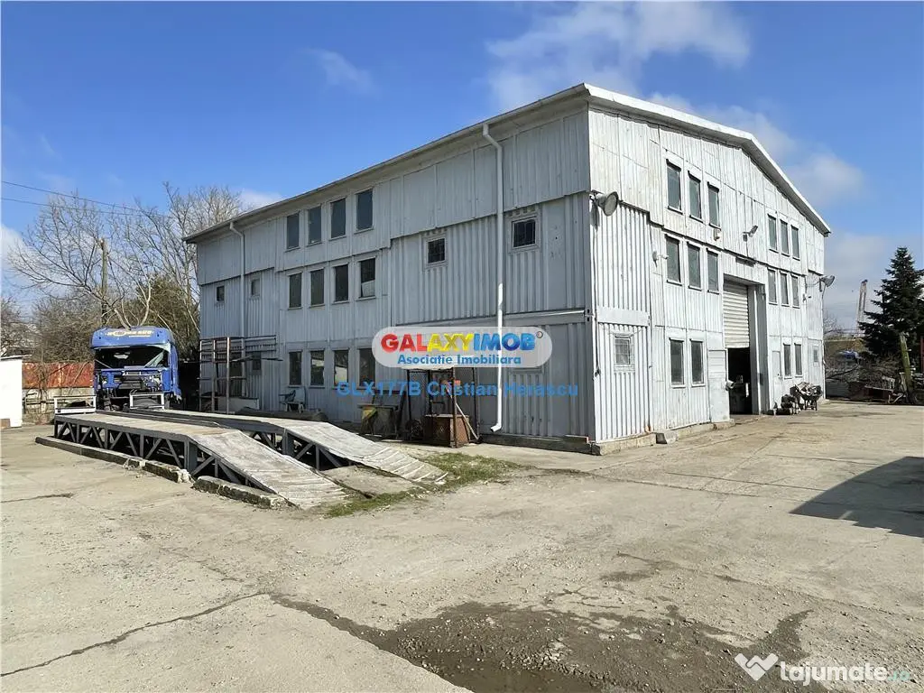 Hala 400 mp Birouri 100 mp Platforma Betonata 2500 mp 