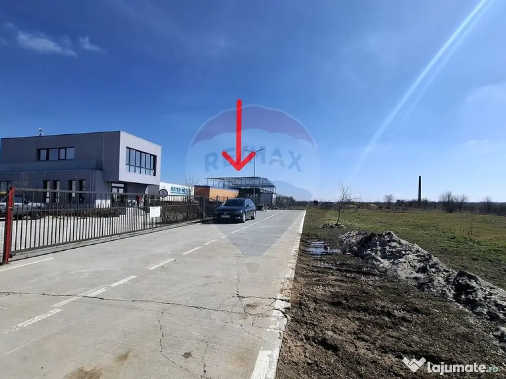 Teren 15.107mp, POT60%+hală industrială | Glina | acces... 