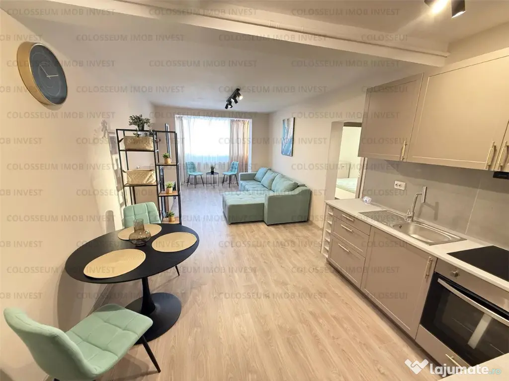 0 % Comision Cumparator! Vhauta -ITC -2 camere + birou, mobilat