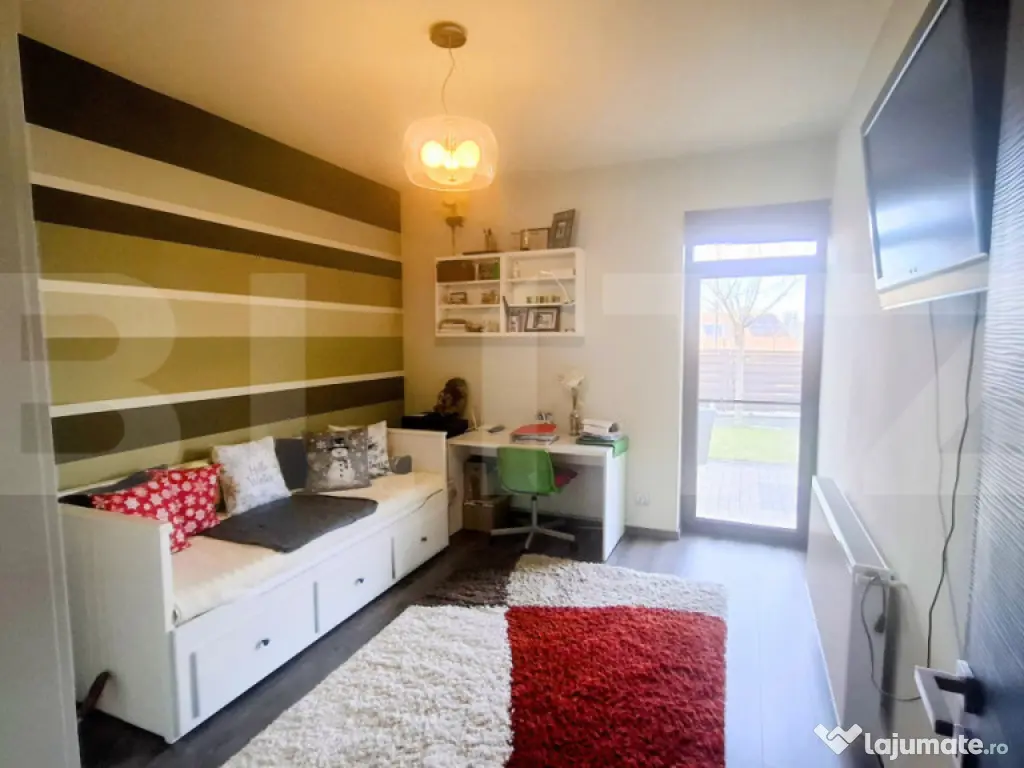 Apartament în casă cu 3 camere, 100mp și grădină propri 