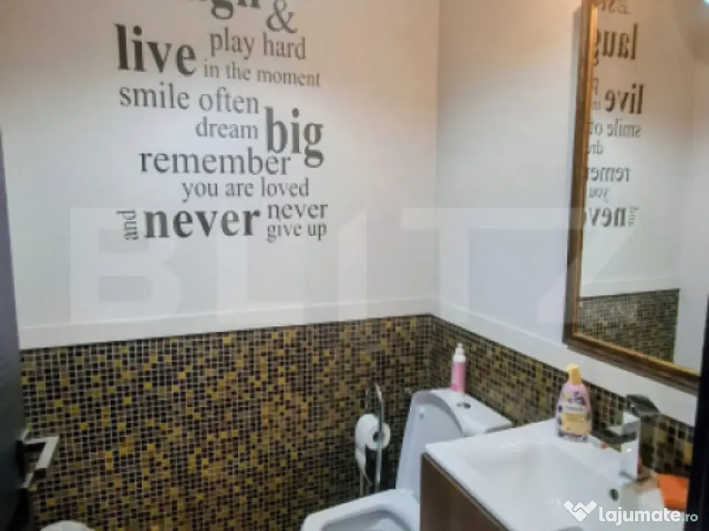 Apartament în casă cu 3 camere, 100mp și grădină propri 